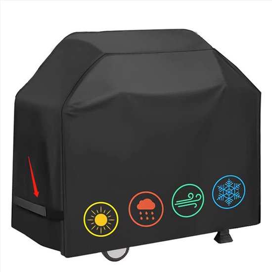 Merkloos BBQ Hoes Rechthoekig 145x61x117 cm